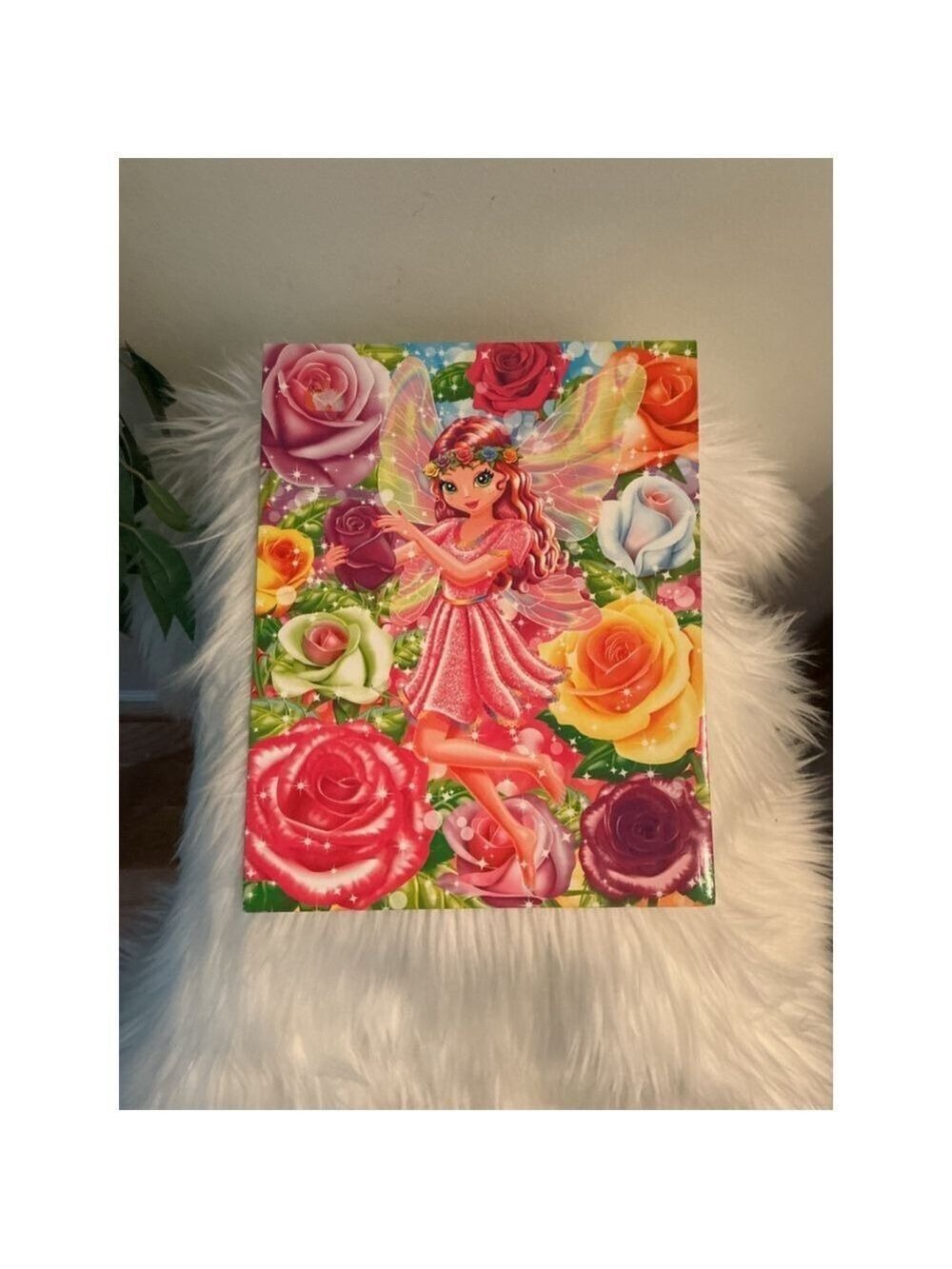 Lisa Frank “Rosa Fairy” Portfolio Folder - Colorful Floral Stationery